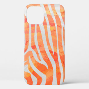 Funda Para iPhone 12 Patrón de cebra texturizado