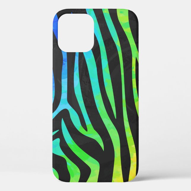 Funda De Case-Mate Para iPhone Patrón de cebra texturizado (Reverso )