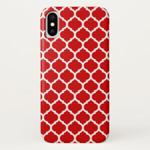 title_seo2 Patrón de celosía de cuatro hojas rojo lujoso