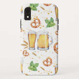 Funda Para iPhone XR Patrón de cerveza estilo pub