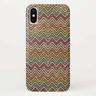 Funda Para iPhone X Patrón de cherón retro