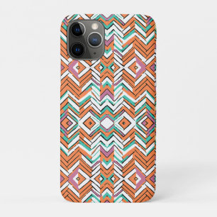 Funda Para iPhone 11 Pro Patrón de cheurón de arenisca de color negrita