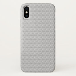 Funda Para iPhone X Patrón de cheurón gris