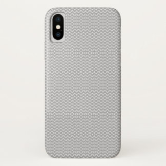 Funda Para iPhone X Patrón de cheurón gris