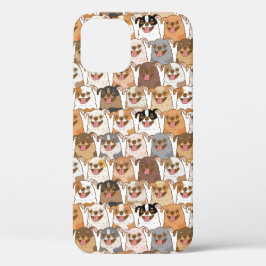 Funda Para iPhone 12 Patrón de Chihuahua