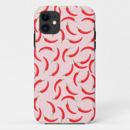 Funda Para iPhone 11 Patrón de chile rojo picante