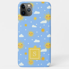 Funda Para iPhone 11 Pro Max Patrón de cielo de verano feliz