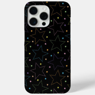 Funda Para iPhone 15 Pro Max Patrón de cielo estrellado mágico colorido