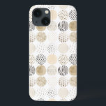 Funda Para iPhone 13 Patrón de círculo neutro abstracto<br><div class="desc">Patrón Círculo Abstracto Neutral. Artista: June Erica Vess. ID de la imagen: 150363D.</div>