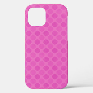 Funda Para iPhone 12 Patrón de círculos rosados desvanecidos Funda-Mate