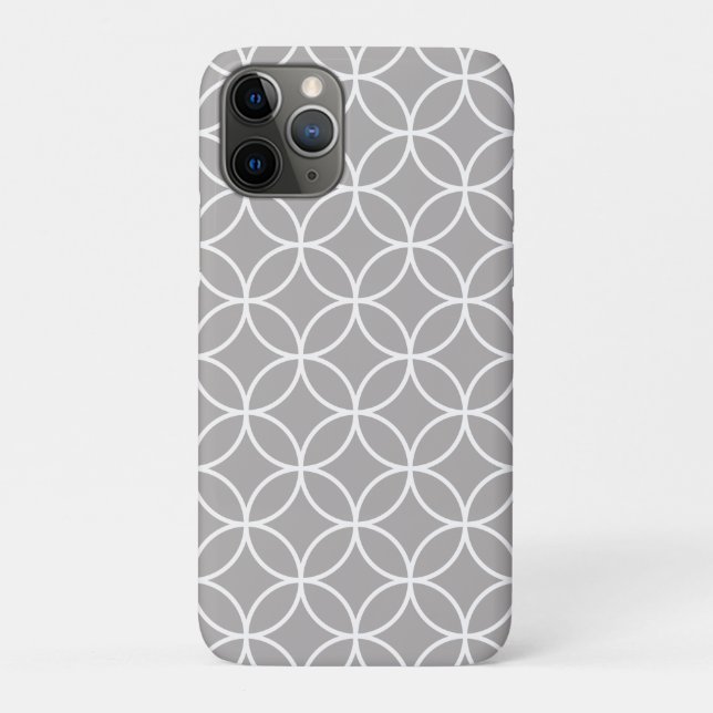 Funda De Case-Mate Para iPhone Patrón de círculos superpuestos (Reverso)