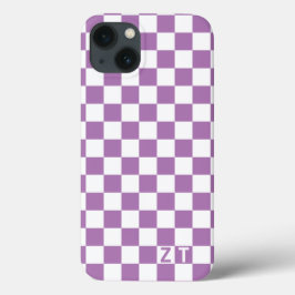 Funda Para iPhone 13 Patrón de color blanco y personalizado controlado