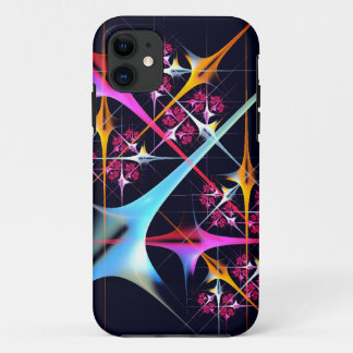 Funda Para iPhone 11 Patrón de color de arte de color rosa floral moder