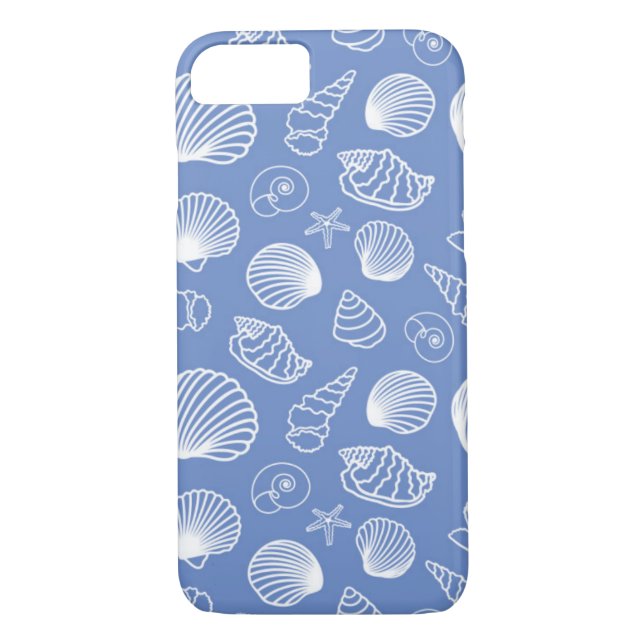 Funda De Case-Mate Para iPhone Patrón de concha de cierre simple (Reverso)