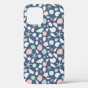 Funda Para iPhone 12 patrón de conchas de mar