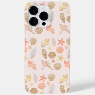 Funda Para iPhone 14 Pro Max De Case-Mate Patrón de Conchas de Mar Rosadas