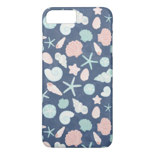 Funda Para iPhone 8 Plus/7 Plus patrón de conchas marinas