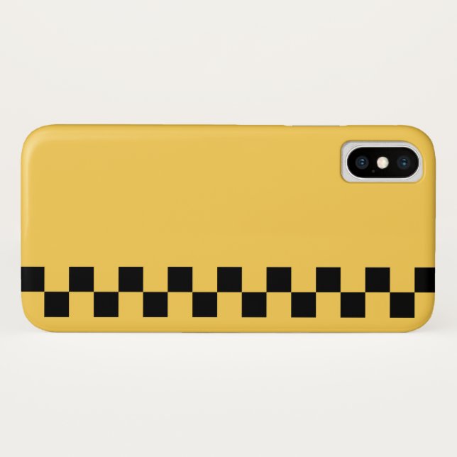Funda De Case-Mate Para iPhone Patrón de control de cabina amarilla (Reverso (horizontal))