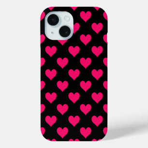 title_seo2 Patrón de corazón negro y rosa