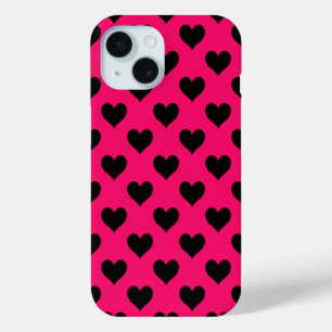 title_seo2 Patrón de corazón rosa y negro