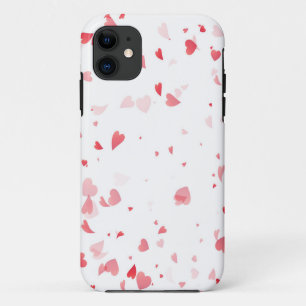 Funda Para iPhone 11 Patrón de Corazones 33