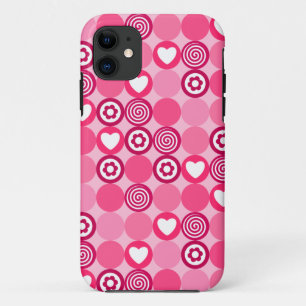 title_seo2 Patrón de Corazones y Flores Rosados y Divertidos 