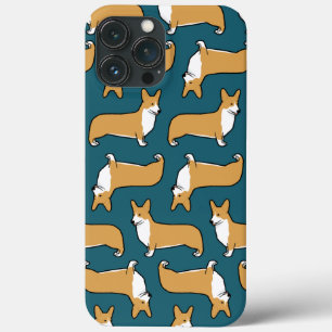 Funda Para iPhone 13 Pro Max Patrón de Corgis galés de Pembroke   Perro lindo L