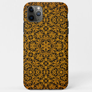 Funda Para iPhone 11 Pro Max Patrón de cosecha amarilla en el