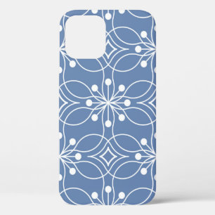 Funda Para iPhone 12 Patrón de cosecha geométrica de líneas de onda