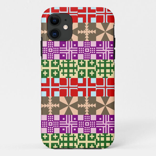 Funda De Case-Mate Para iPhone Patrón de cruces cristianas 1 (Reverso)