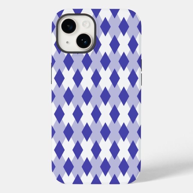 Funda De Case-Mate Para iPhone Patrón de Cuadros Argyle_4A46B0 (Reverso )