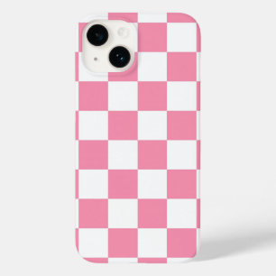 Funda Para iPhone 14 De Case-Mate Patrón de cuadros rosado