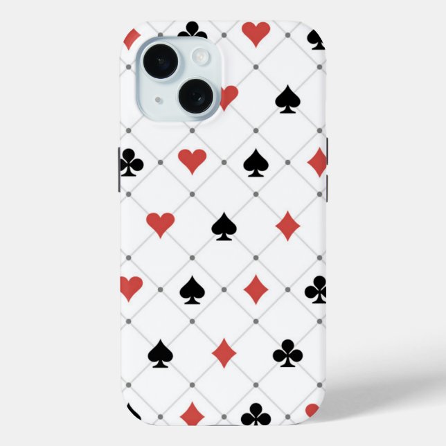 Funda De Case-Mate Para iPhone Patrón de cubiertas de tarjetas (Reverso )