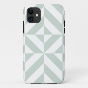 Funda Para iPhone 11 Patrón de cubo de decúbito geométrico Guay Mint