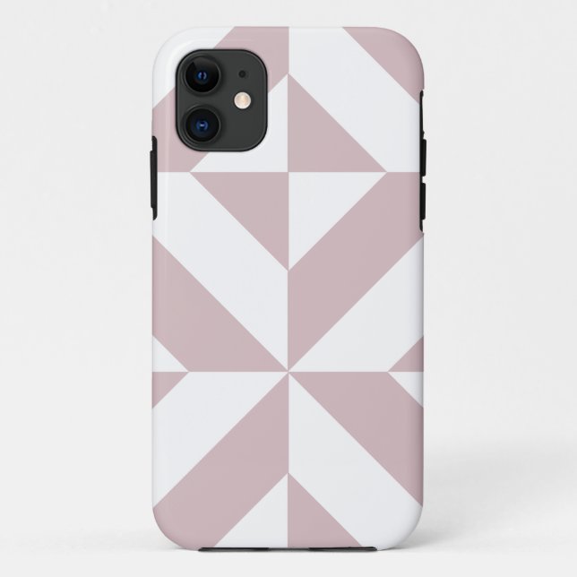 Funda De Case-Mate Para iPhone Patrón de cubo de decúbito geométrico malauve (Reverso)