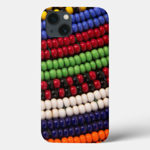 Funda Para iPhone 13 Patrón de cuentas tribales Massai