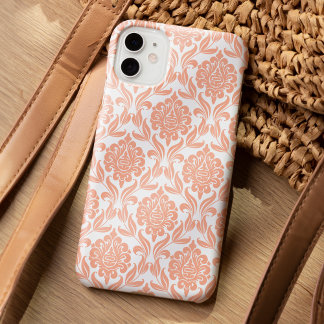 Funda Para iPhone 15 Pro Max Patrón de Damasco de color