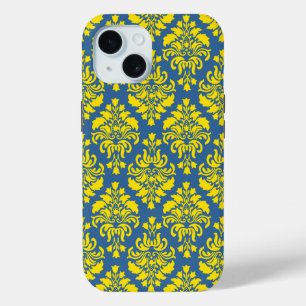 Funda Para iPhone 15 Patrón de Damasco del Imperio Francés #1