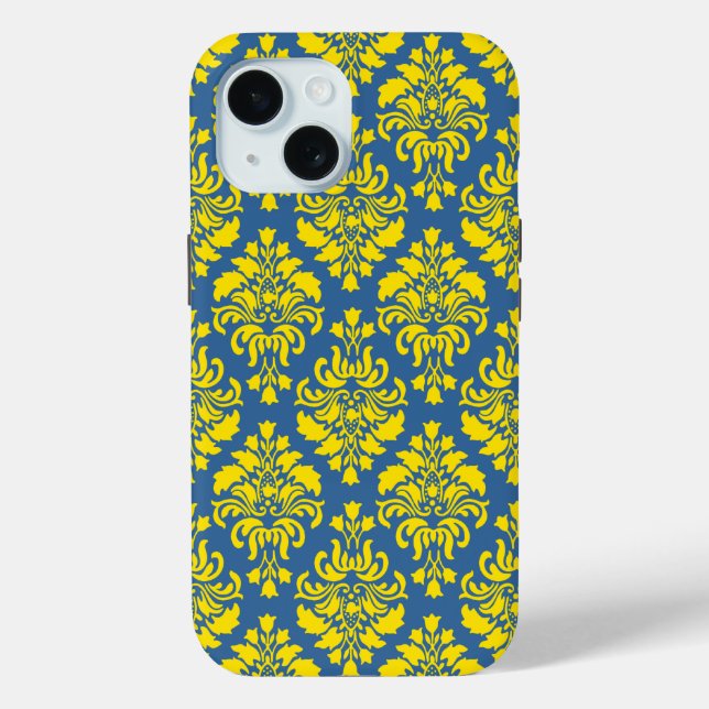 Funda De Case-Mate Para iPhone Patrón de Damasco del Imperio Francés #1 (Reverso )