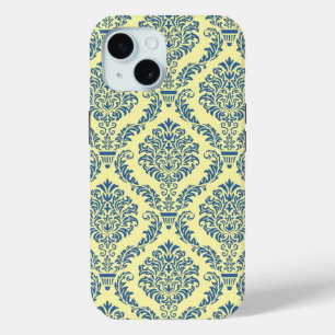 Funda Para iPhone 15 Patrón de Damasco del Imperio Francés #6