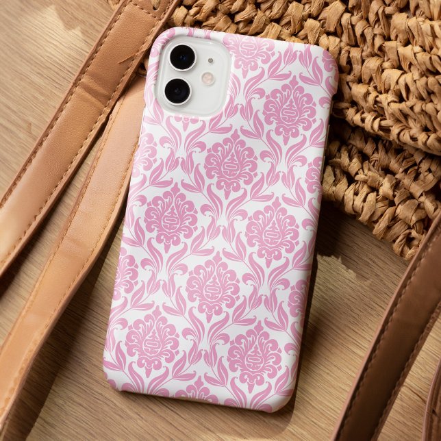 Funda De Case-Mate Para iPhone Patrón de Damasco Rosa (Subido por el creador)
