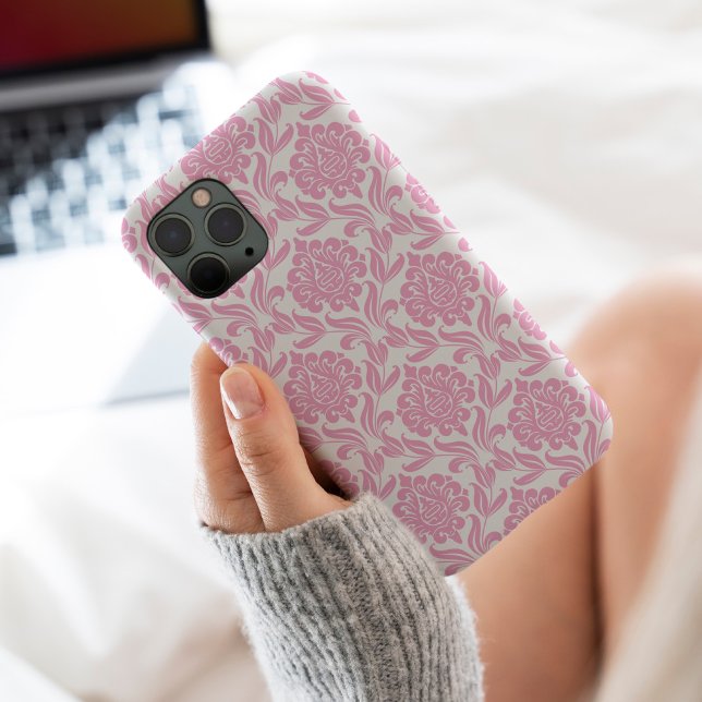 Funda De Case-Mate Para iPhone Patrón de Damasco Rosa (Subido por el creador)