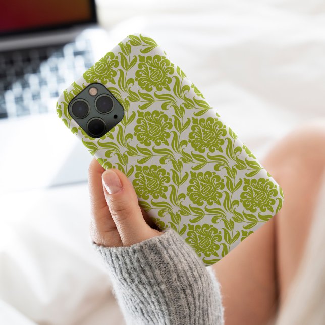 Funda De Case-Mate Para iPhone Patrón de Damasco Verde (Subido por el creador)