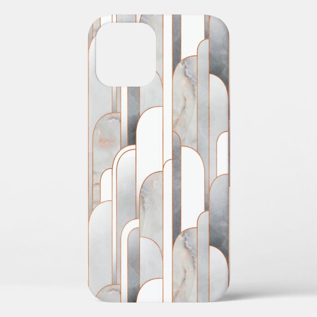 Funda De Case-Mate Para iPhone Patrón de deco de arte abstracto sin inconveniente (Reverso )