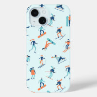 Patrón de deportes de invierno