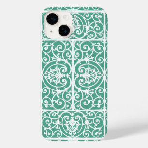Funda Para iPhone 14 De Case-Mate Patrón de desplazamiento de color verde