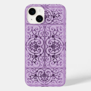 Funda Para iPhone 14 De Case-Mate Patrón de desplazamiento Lilac
