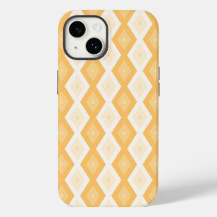Funda Para iPhone 14 De Case-Mate Patrón de diamante amarillo