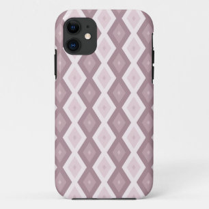Funda Para iPhone 11 patrón de diamante rosa de cuarzo Rosa