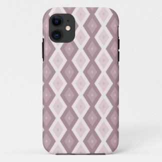 Funda Para iPhone 11 patrón de diamante rosa de cuarzo Rosa